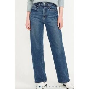 J. Crew Factory Full Length Wide Leg Jeans In All-Day Stretch Size 25P